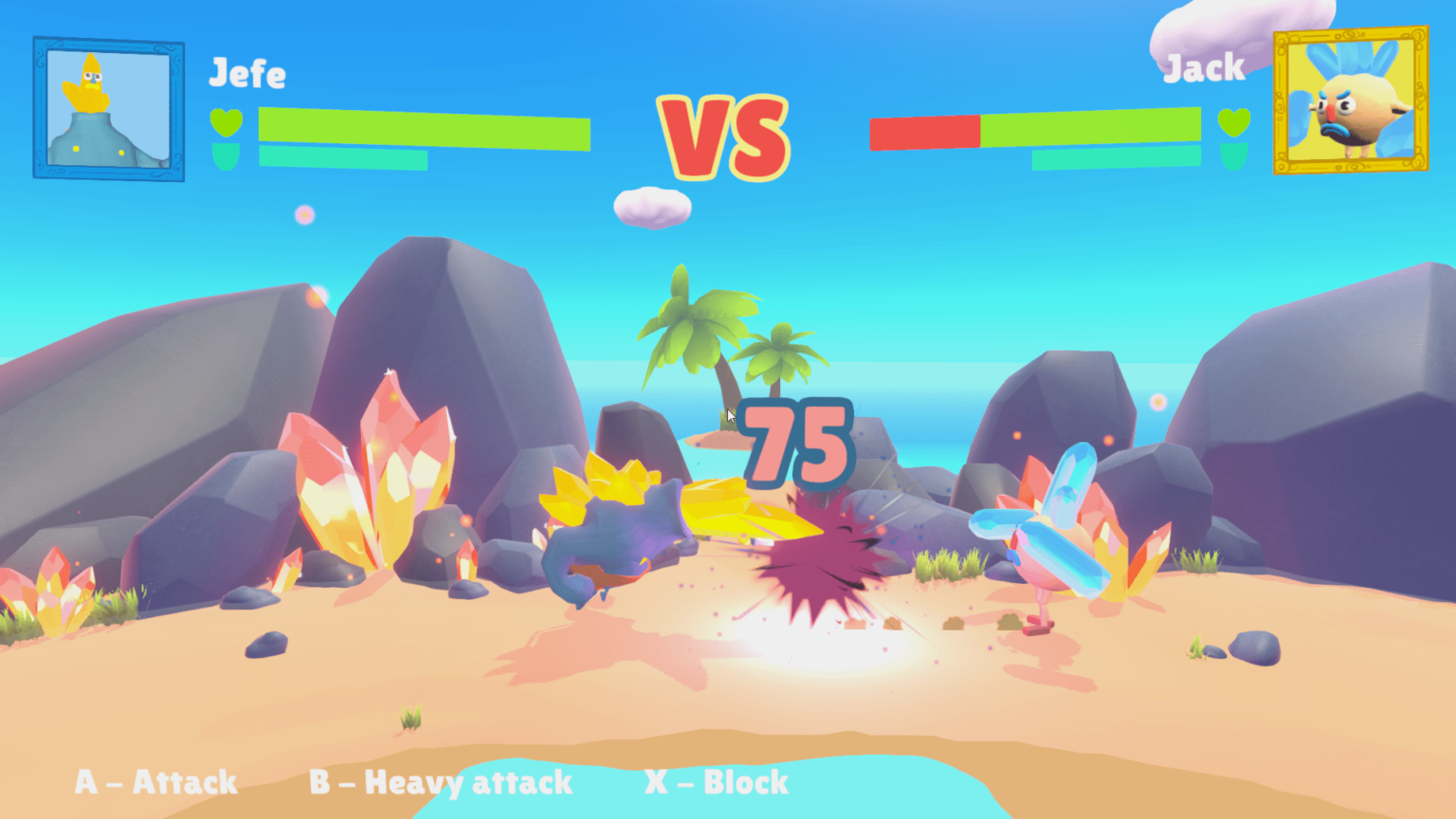 2 Rocks 1 Beach In-Game