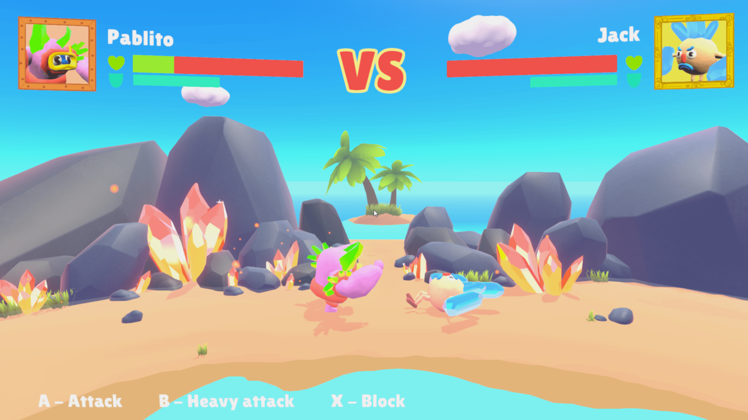 2 Rocks 1 Beach In-Game