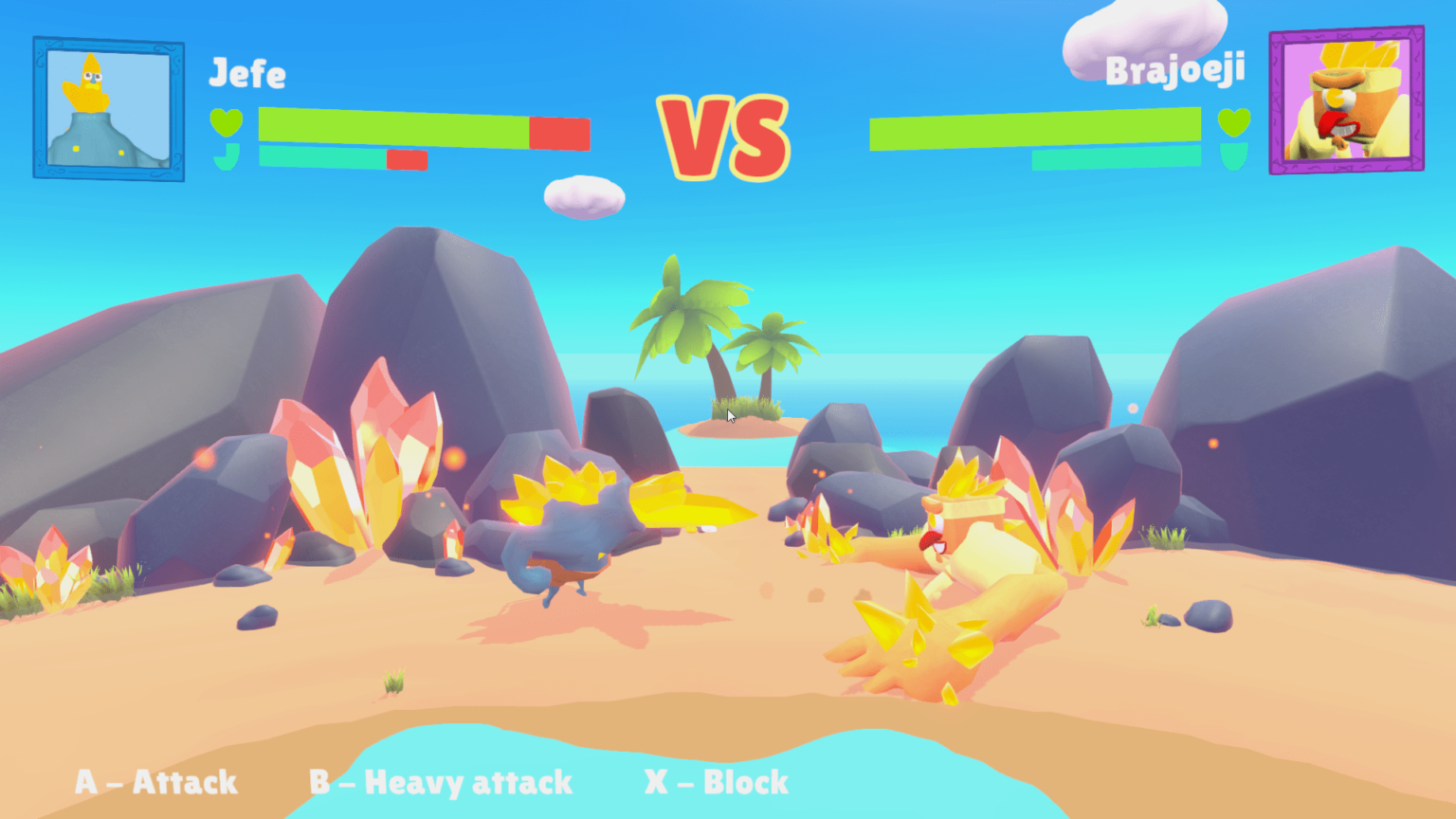 2 Rocks 1 Beach In-Game